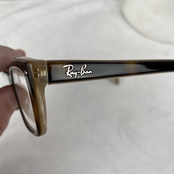 Ray Ban RB5255 5075 Brown Tortoise Full Rim Eyeglasses Frame 51-16 135 - Picture 5 of 12